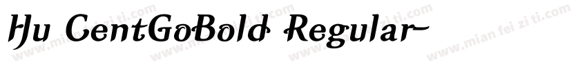 Hu CentGoBold Regular字体转换